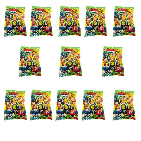 Kit 13 plicuri brawl stars sezon 58 cu figurina si cartonase surpriza, isp21, mistery box - shop like a pro