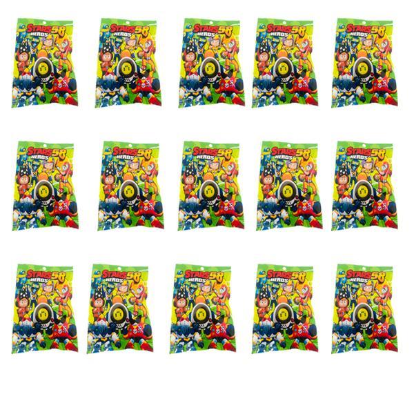 Kit 15 plicuri brawl stars sezon 58 cu figurina si cartonase surpriza, isp21, mistery box - shop like a pro