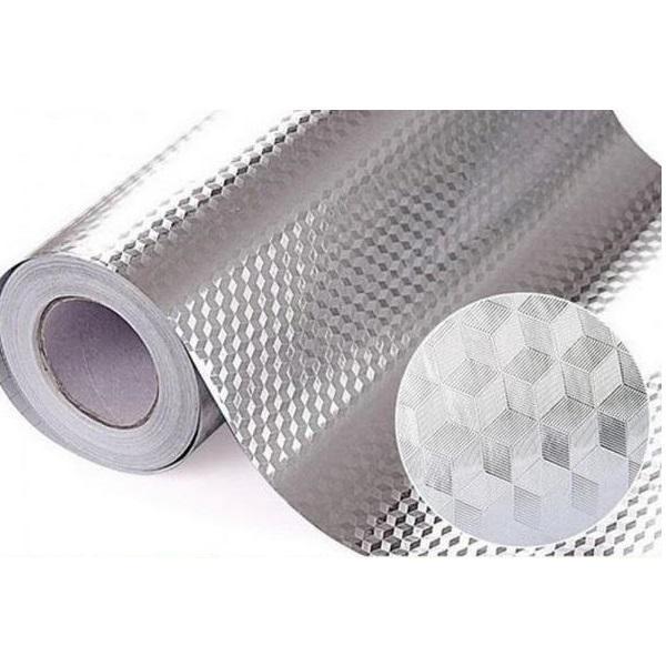 Folie de aluminiu autoadeziva bucatarie 60 x 300 cm