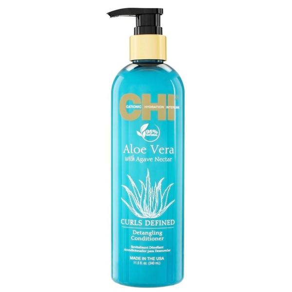 Balsam pentru Par Cret cu Aloe Vera si Nectar de Agave - CHI Farouk Curls Defined Detangling Enhancing Shampoo Aloe Vera with Agave Nectar, 340 ml