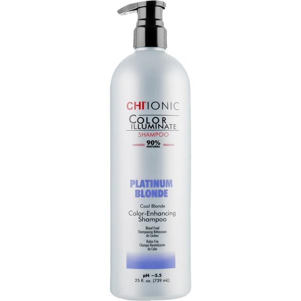 Sampon Nuantator Blond Platinat – CHI Farouk Ionic Color Illuminate Shampoo Platinum Blonde, 739 ml 739 imagine pret reduceri
