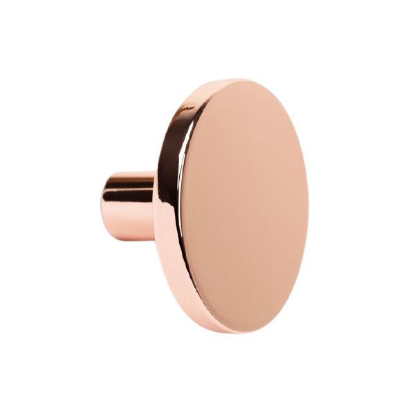 Buton pentru mobila Como, alama lustruita, D:26 mm - Viefe