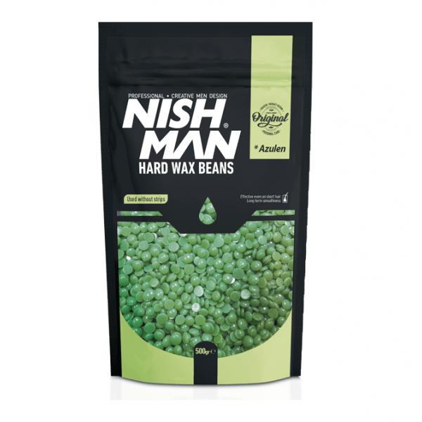 Ceară epilatoare granul Nishman – Verde 500g esteto.ro Ceara de Epilat & Accesorii