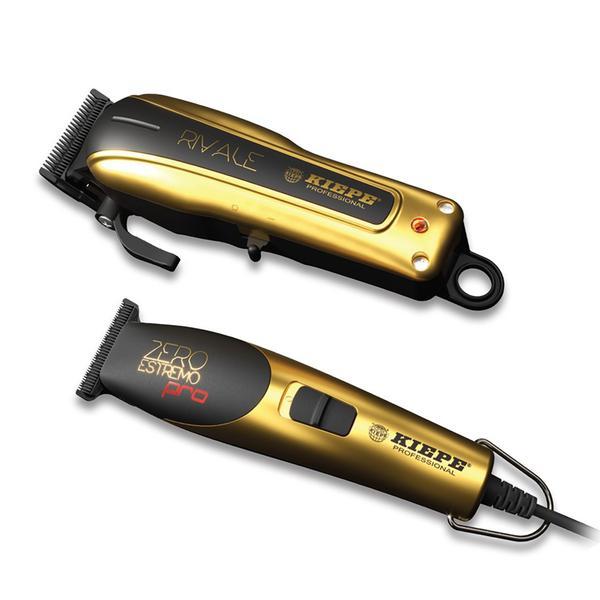 Set golden combo kiepe masina de tuns rivale 6315 + masina de contur zero estremo pro 6324