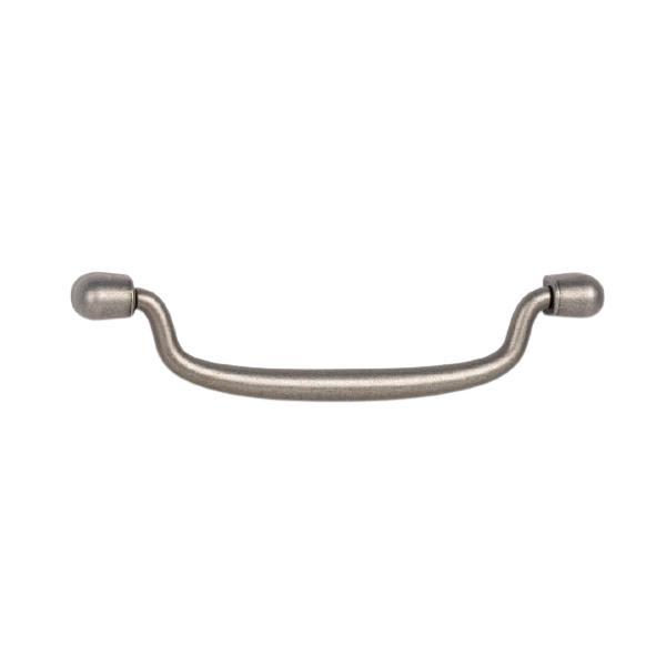 Maner pentru mobila Pendant, finisaj cositor, L:138.4 mm - Viefe