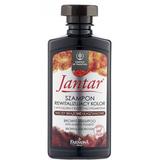 Sampon cu Extract de Chihlimbar pentru Par Brunet si Castaniu - Farmona Jantar Shampoo with Amber & Pigment for Brown and Auburn Hair, 330 ml