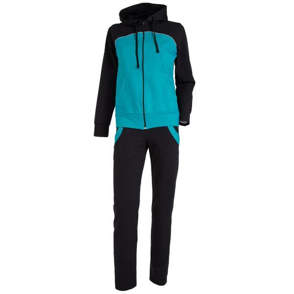Trening damă lazo big city, negru cu turcoaz, marime 46