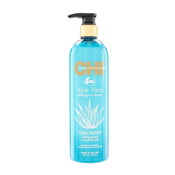 Balsam pentru Par Cret cu Aloe Vera si Nectar de Agave – CHI Farouk Curls Defined Detangling Conditioner Aloe Vera with Agave Nectar, 739 ml 739