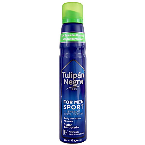 Deodorant Spray Sport pentru Barbati Tulipan Negro, 200 ml