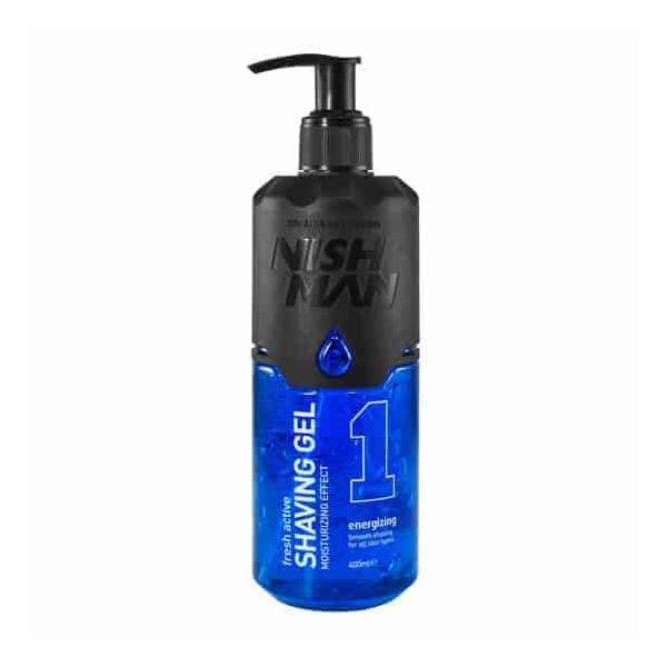 Gel de ras nishman energizing, 400 ml