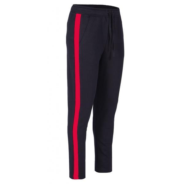 Pantaloni dama lazo air line, negru cu rosu, masura l