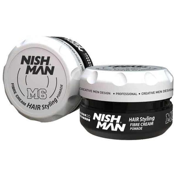Ceara de par lucioasa nishman fiber pomade, 100ml
