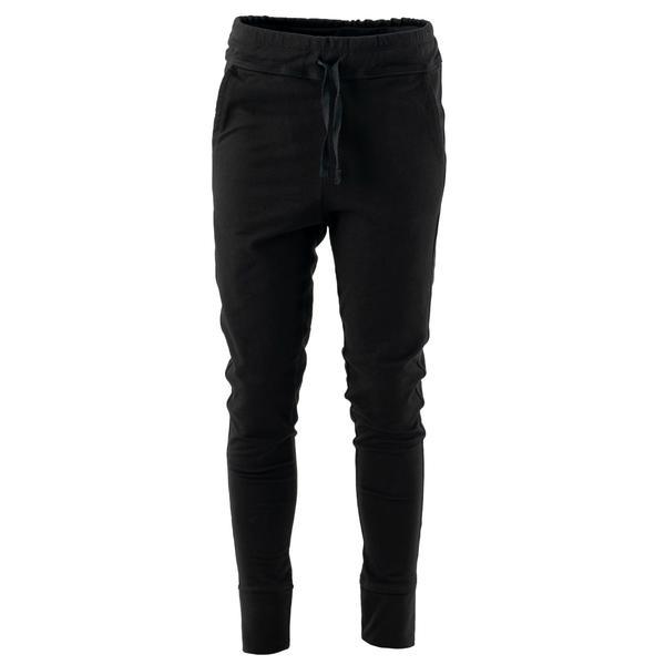 Pantaloni sport cu tur, kara, bumbac, negru. masura xl