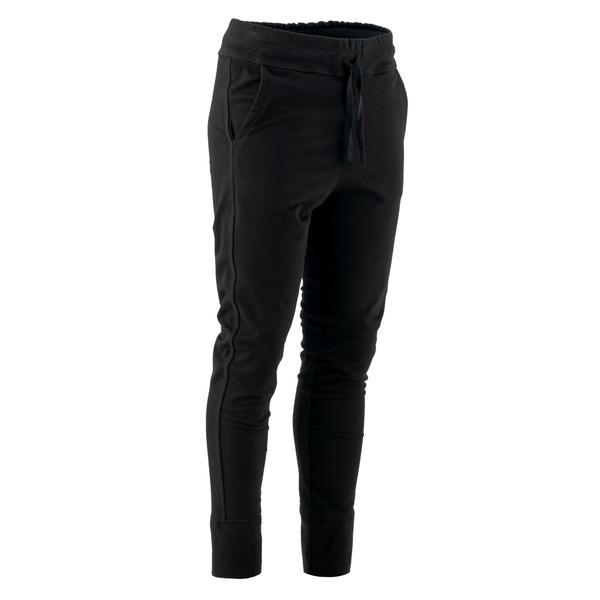 Pantaloni sport cu tur, kara, bumbac, negru. masura l