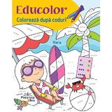 Educolor: Vara. Coloreaza dupa coduri, editura Prestige