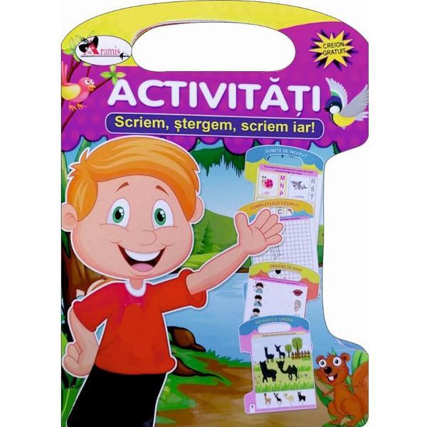 Activitati. scriem, stergem, scriem iar!, editura aramis