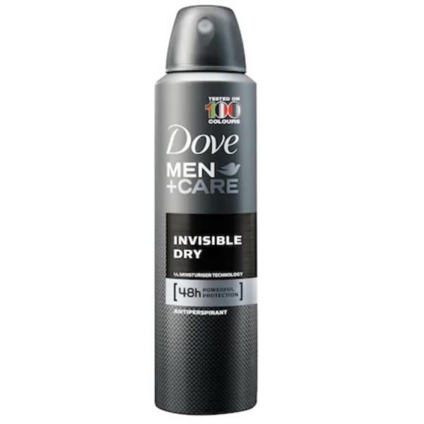 Deodorant antiperspirant spray, Dove, Men +Care, Invisible Dry, 150 ml #150 poza noua reduceri 2022