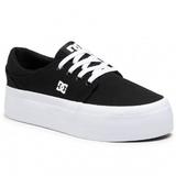 Tenisi femei DC Shoes Trase Platform ADJS300269-BKW, 37, Negru