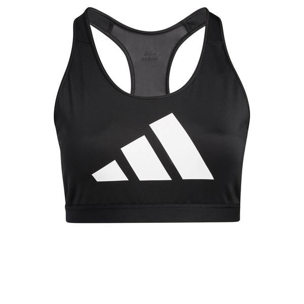 Bustiera femei adidas don't rest 3 bra (plus size) gh6665, xxxl, negru