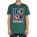 Tricou barbati DC Shoes Big Caps ADYZT04905-GSL0, M, Verde