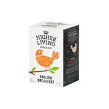 Ceai English Breakfast eco, Higher Living, 15 plicuri, 45g