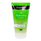 Exfoliant zilnic pentru ten gras Neutrogena Oil Balancing, cu Lime si Aloe Vera, 150 ml