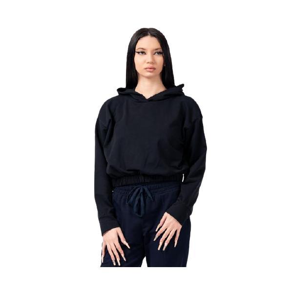 Hanorac dama, lazo mood, negru, masura xl