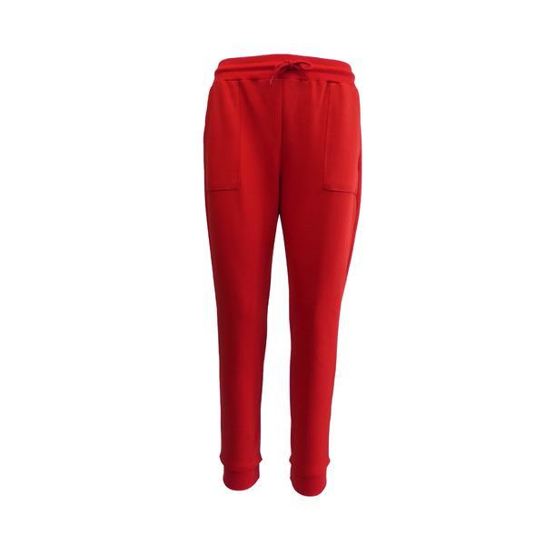 Pantaloni trening dama Univers Fashion, rosu cu 2 buzunare, XL