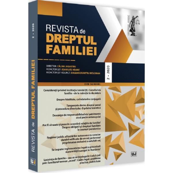 Revista de dreptul familiei nr.2/2020