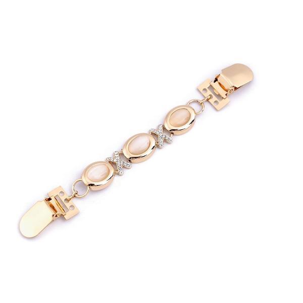 Clips / inchizatoare cardigan 2*17.5 cm gold