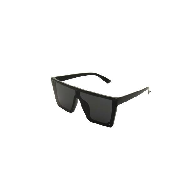 Ochelari de soare rectangular, supradimensionati, negru, z01