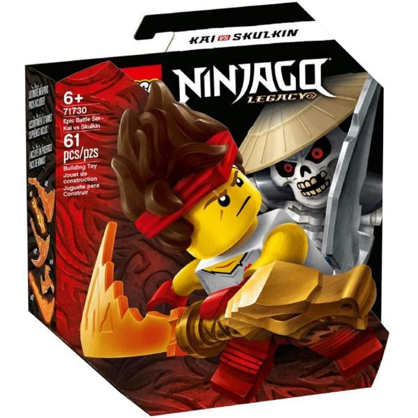Lego ninjago - set de lupta epica kai contra skulkin 6 ani+ (71706)
