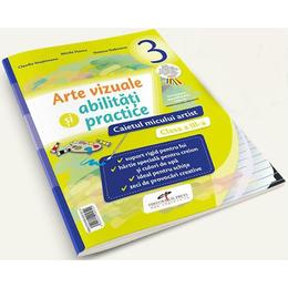 Arte vizuale si abilitati practice - clasa 3 - caietul micului artist - mirela flonta, claudia stupineanu, editura cd press