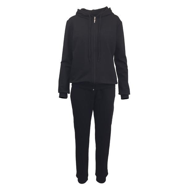 Trening dama univers fashion, 2 piese, culoare neagra, xl