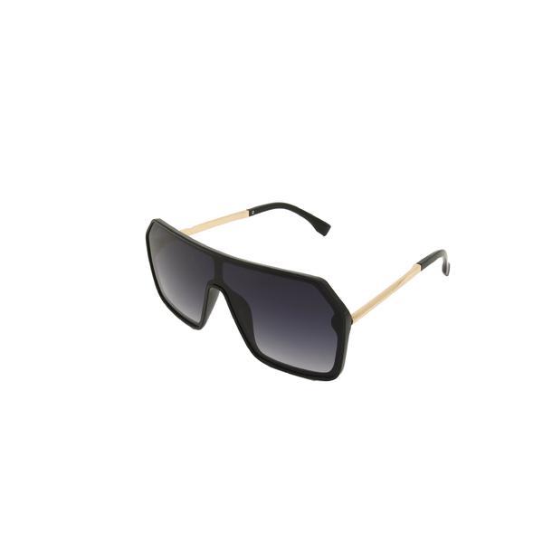 Ochelari de soare conector gold, supradimensionati, negru x02 - shop like a pro 