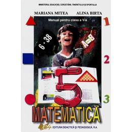 Matematica - clasa 5 - manual - mariana mitea, alina birtea, editura didactica si pedagogica