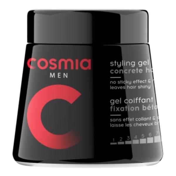 Gel de par Cosmia Men Concrete Hold pentru fixare ultra forte 250ml