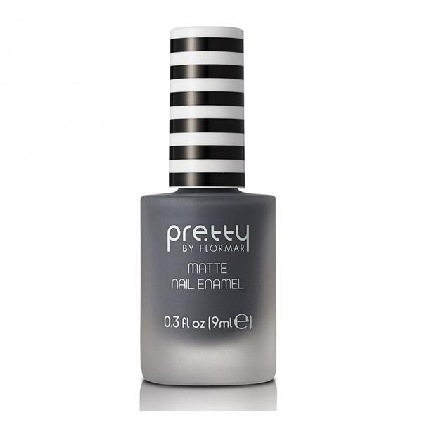 Lac de unghii Pretty by Flormar Matte Grey 12, 9ml Pretty by Flormar esteto.ro