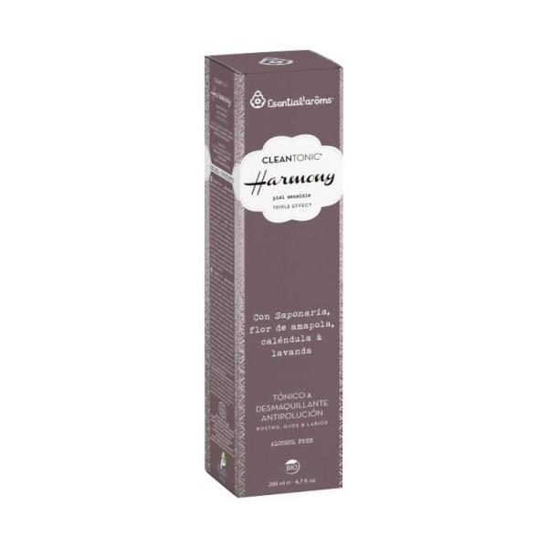 Toner si demachiant bio pentru fata, ochi si buze, cleantonic harmony esential'arôms 200 ml