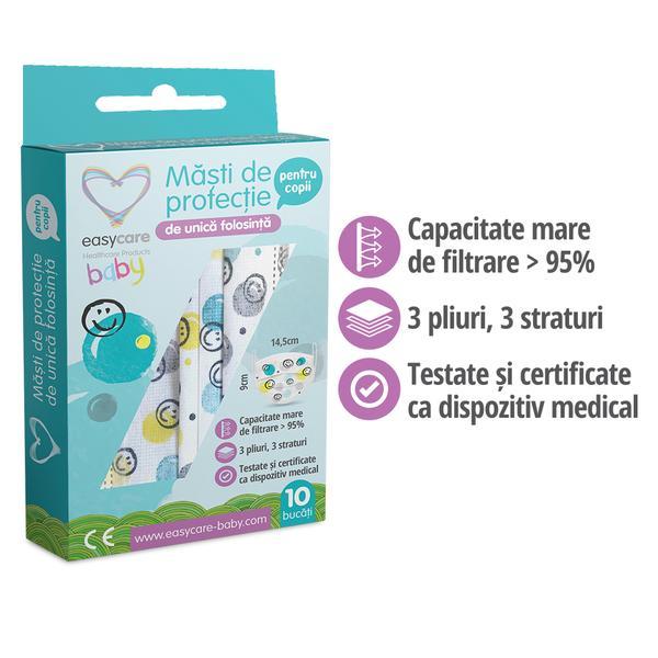 Masti protectie copii easycare baby, 10buc/cutie