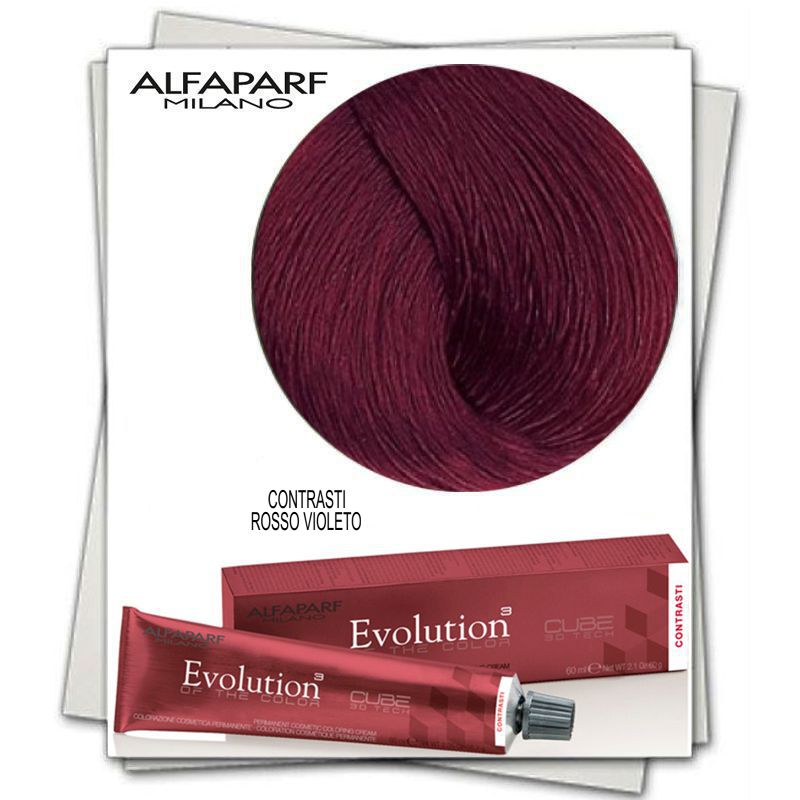 Vopsea Permanenta Contrast Rosu Violet Alfaparf Milano Evolution