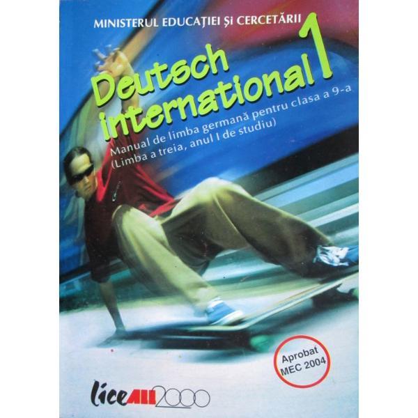 Manual germana clasa 9 - deutsch international 1, editura all