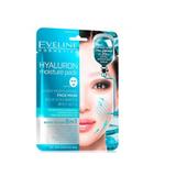 Masca de fata servetel, Eveline Cosmetics, Hyaluron Ultra-Moisturising, 8in1, 20ml