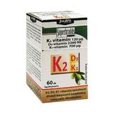 Vitamina K2 120 μg, D3 2200 NE, K1 700 μg Jutavit, 60 capsule
