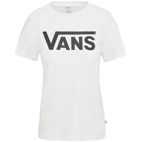 Tricou femei vans flying v crew vn0a3up4wht, xs, alb