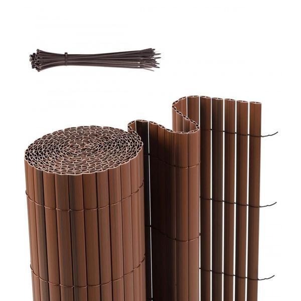 Protectie vizuala gradina, pvc, antracit, 1.2 x 4 m - caerus capital