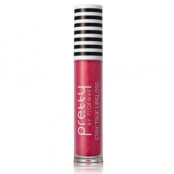 Luciu de buze pretty by flormar stay true strawberry 08, 4.5ml