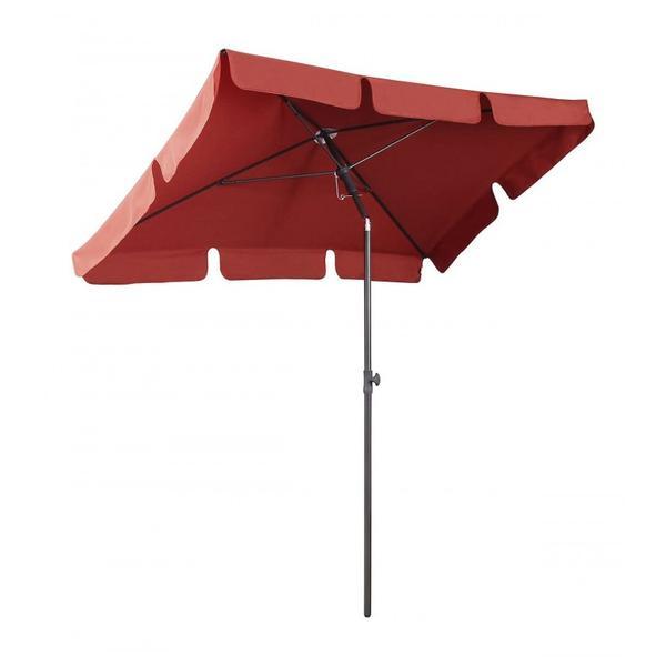 Umbrela soare patrata, UV50+, Rosu, 200 × 125 cm - Caerus Capital