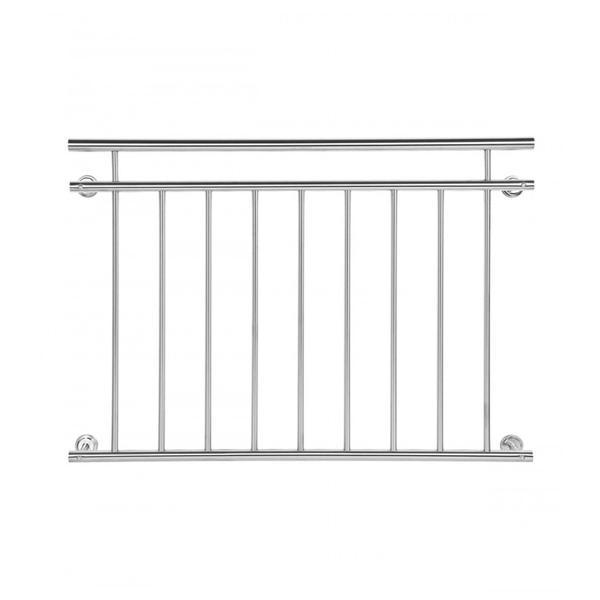 Balustrada pentru balcon/terasa franceza, inox, 90 x 128 cm - caerus capital