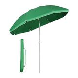 Umbrela soare rotunda, UV20+, Verde, 160 cm - Caerus Capital